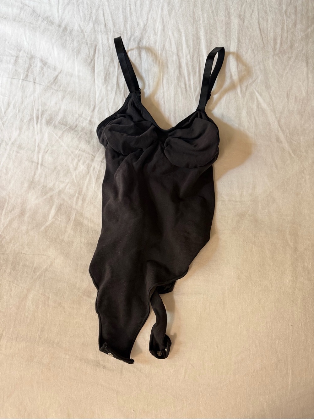 SKIMS - Black Sculpting Bodysuit with Adjustable Straps
